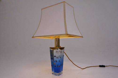 Aquarium lamp inspired by artist Alfredo Barbini, 1970`s ca, Italian